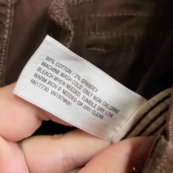 Goodfellow & Co Men's 32X32 Brown Straight Fit Cargo Pants Mid Rise Fly Button - Picture 7 of 14